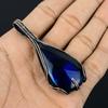 Blue Flash Labradorite Handmade Pendant, Natural Gemstone Jewelry, 999 Copper Wire Wrapped Pendant Jewelry, For Gift