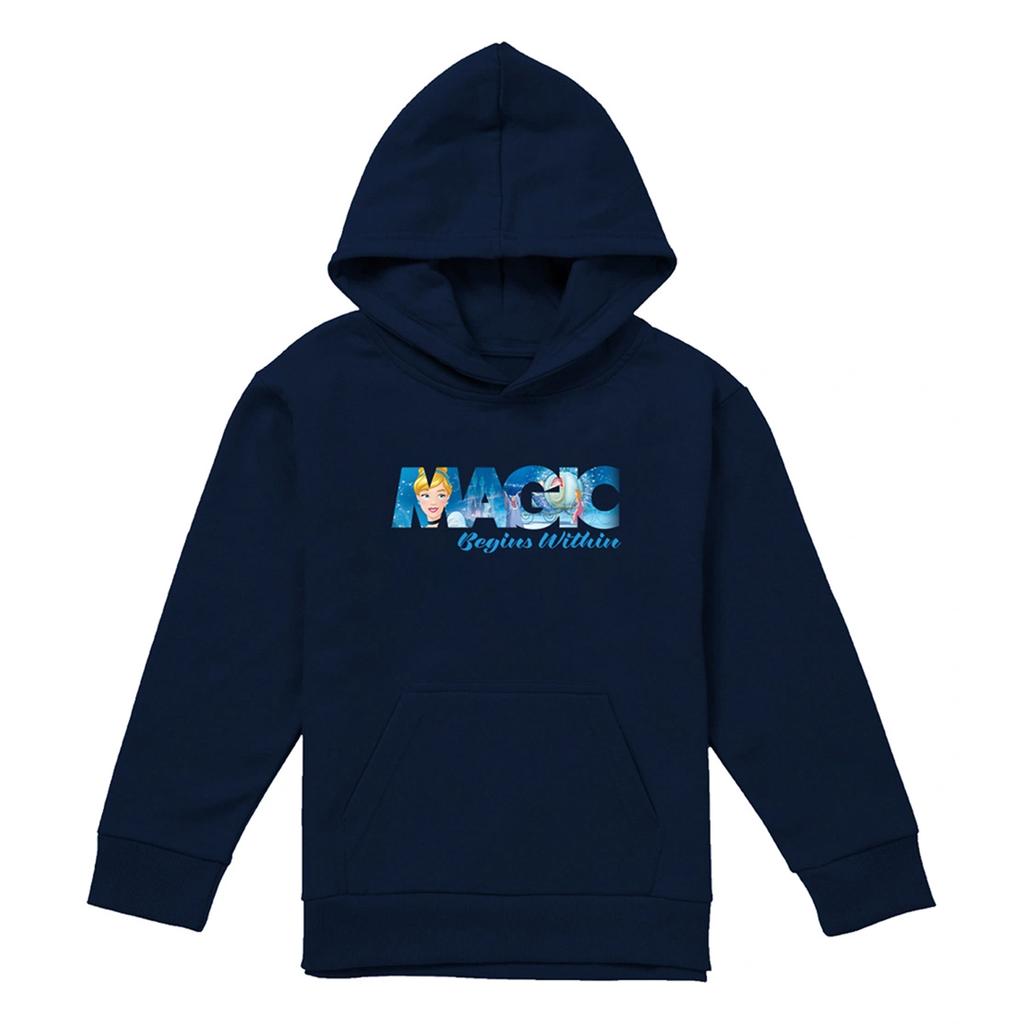 Cinderella Childrens/Kids Magic Begins Within Hoodie