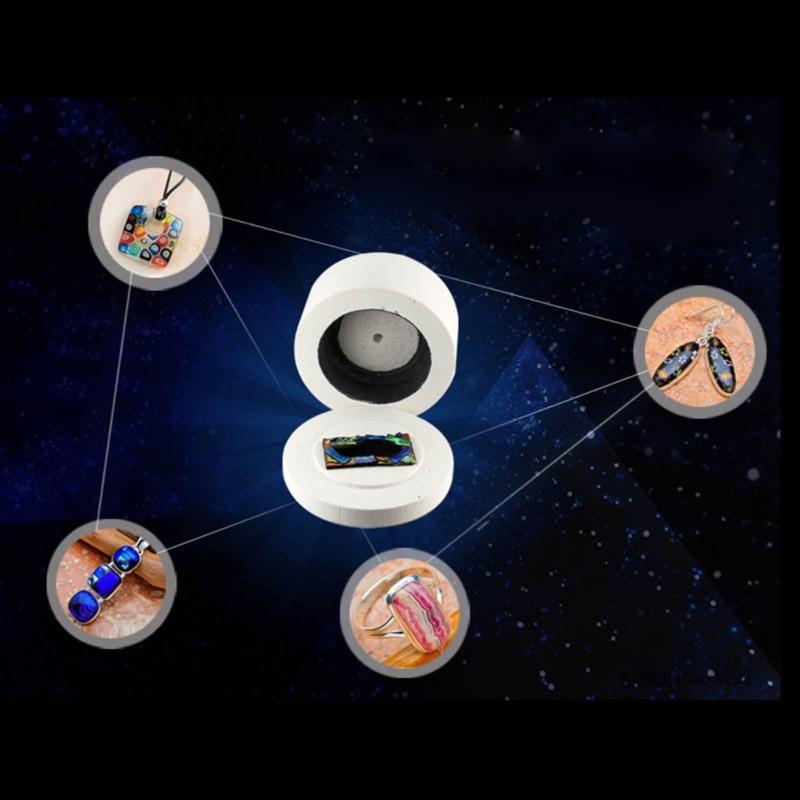 10 Τεμάχια Χαρτιά Φούρνου Μικροκυμάτων Χαρτί Κεραμικών Ινών Χαρτί Φούρνου Θερμής Τήξης Στρογγυλό Χαρτί Ραφιού Χαρτί Συγχώνευσης Γυαλιού για Συγχώνευση DIY