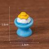 Mini Summer Pink Piggy Figurine Cartoon Pig Micro Landscape Ornament Dollhouse Model Car Interior Home Desktop Decoration