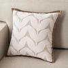 Jacquard Texture Floral Cushion Cover French Country Style Square Throw Pillowcase Decorative Pillow Cover Living Room Decor