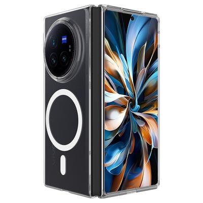 For Vivo X Fold3 Pro Case Compatible with MagSafe TPU+Acrylic Clear Phone Cover
