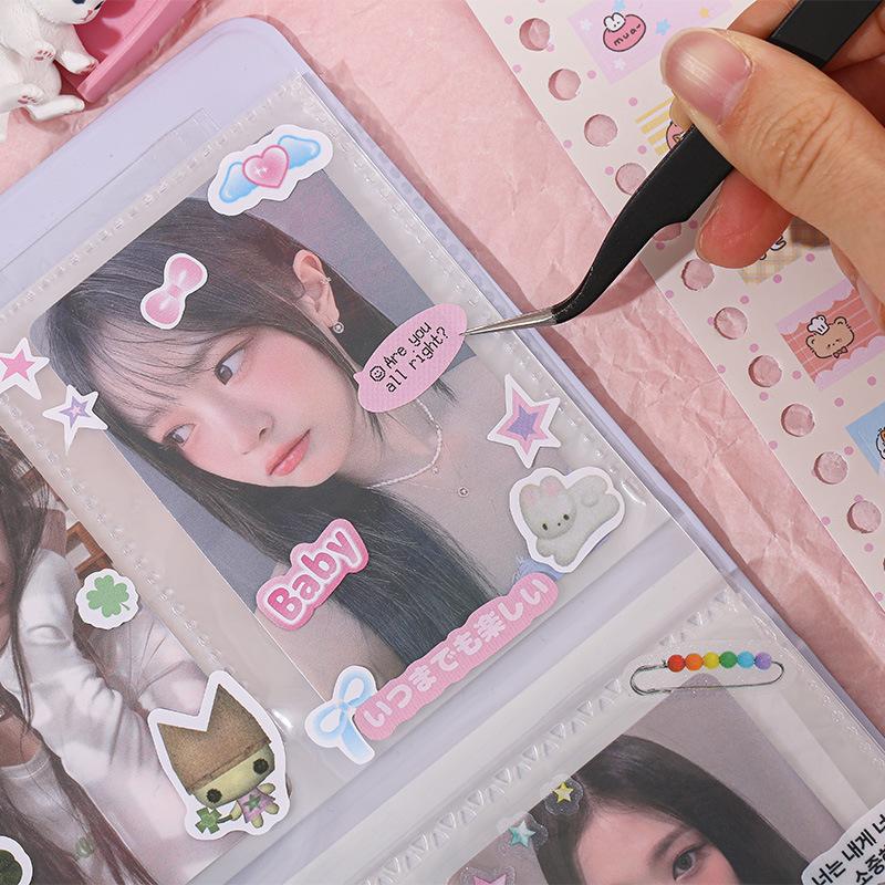 MINKYS 45 Sheets Cute Decorative Sticker Book Journal Materials Stickers Set Kids Gift School Stationery