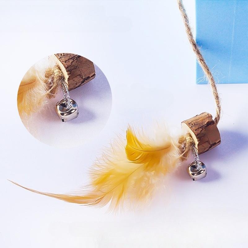 Simulation Mouse Cat Plush Toy Funny Self-hey Feather Sounding Kitten Toy Bite-resistant Interactive Cat Toy Supplies