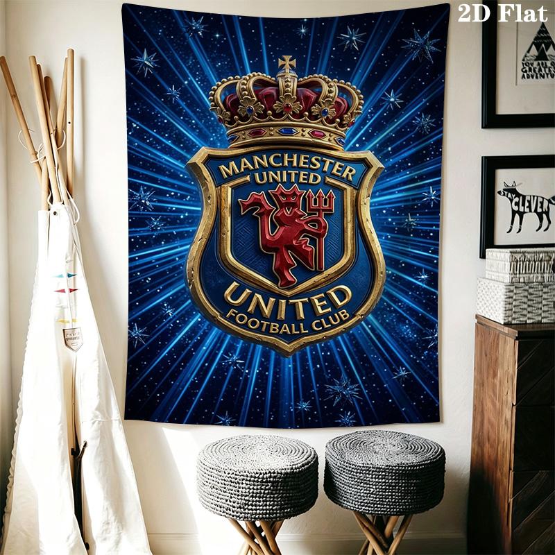 Manchester Crest Artwork Threepiece Set 1 Duvet Cover 2 Pillowcase Without Core Christmas Birthday Gift Duvet Cover And Pillowcase