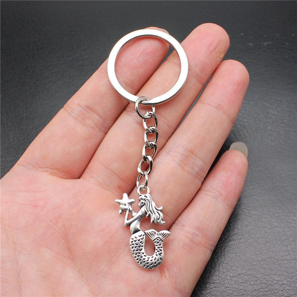 Seahorse Octopus Mermaid Underwater Keychain for Kids Handmade Bohemian Anniversary Gift Minimalist Phone Charm