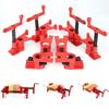 26.5mm Quick Release Heavy Duty Wide Base Iron Wood Metal Clamp Set Wood Clamp 4 Set Woodworking Workbench Woodworking Workbench