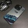 Full Coverage Silver Case for iPhone 17 Pro Max, 16 Pro, 12/11, Airplane Design