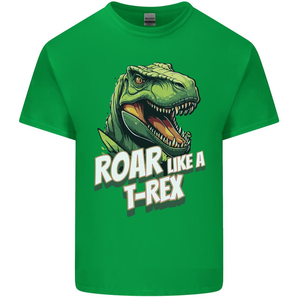 Roar Like a TRex Dinosaur Unisexs Light Cotton TShirt