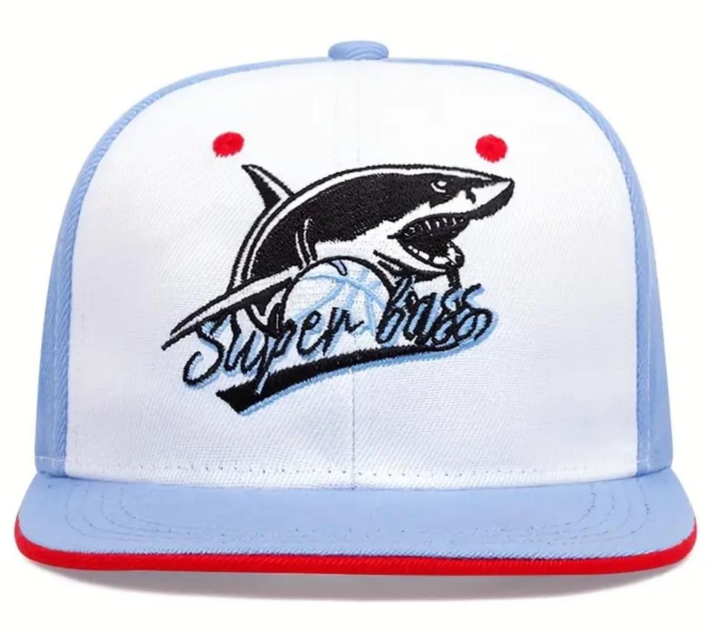 Sproutsy Men's Flat Visor Snapback Shark Cap