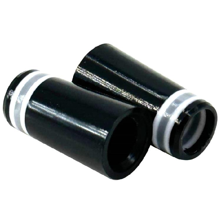 10Pcs Golfs Iron Ferrules, Golfs Tapered Ferrule for Parallel Shaft, Collared Rubber Ferrules with Rings for Golfs Iron