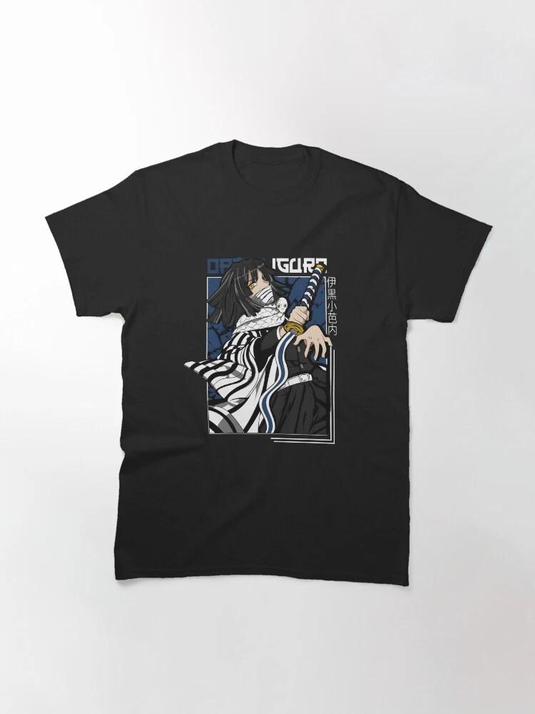 Anime Obanai Iguro Snake Hashira Cute Demon Slayer Basic T Shirt S