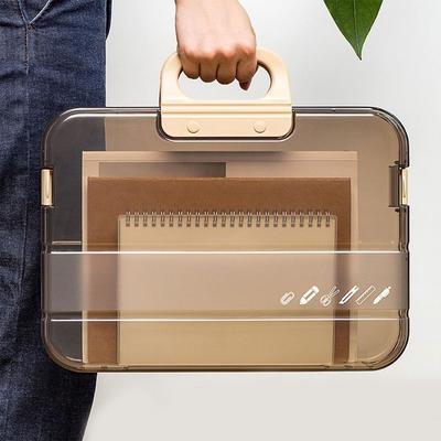 Receipt A4 File Organizer Box Certificates Storage Case Document Storage Box Classification Folder