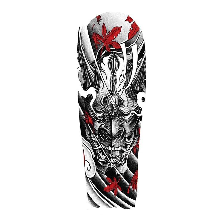 Tattoo Sticker, Flower Arm Skull Totem, Eye Of Eternal Wisdom, Wind Set Tqb Simulation Tattoo Sticker