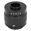 Microscope Camera Mounting Interface Kit 1X Focal Adjustable CTV Installation Port 38mm Mount Lens