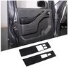 Glossy Piano Black Window Lift Switch Trim Sticker For Nissan Frontier 2005-21
