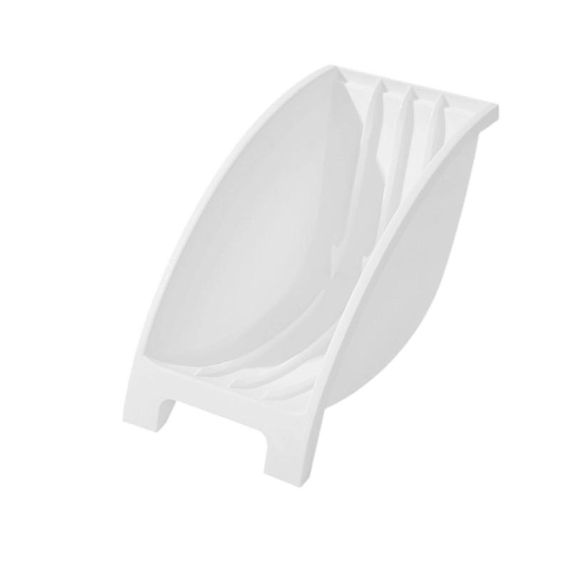 Convenient Kitchen Dish Drainer Modern White Dish Drainer Portable Stand Rack for a Clean and Organized Kitchen