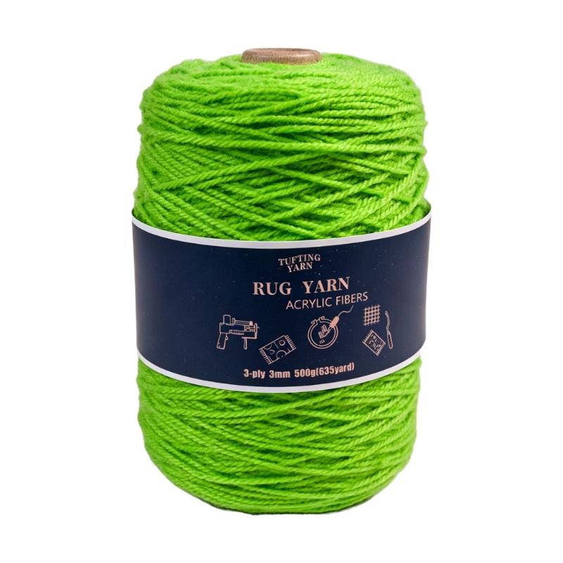 Long Time Use Tufting Yarn In Bright Color Great For Rugs And Decorative Textiles