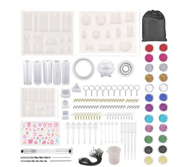 DIY Epoxy Resin Crystal Letter Silicone Set for Key Pendant Crafting