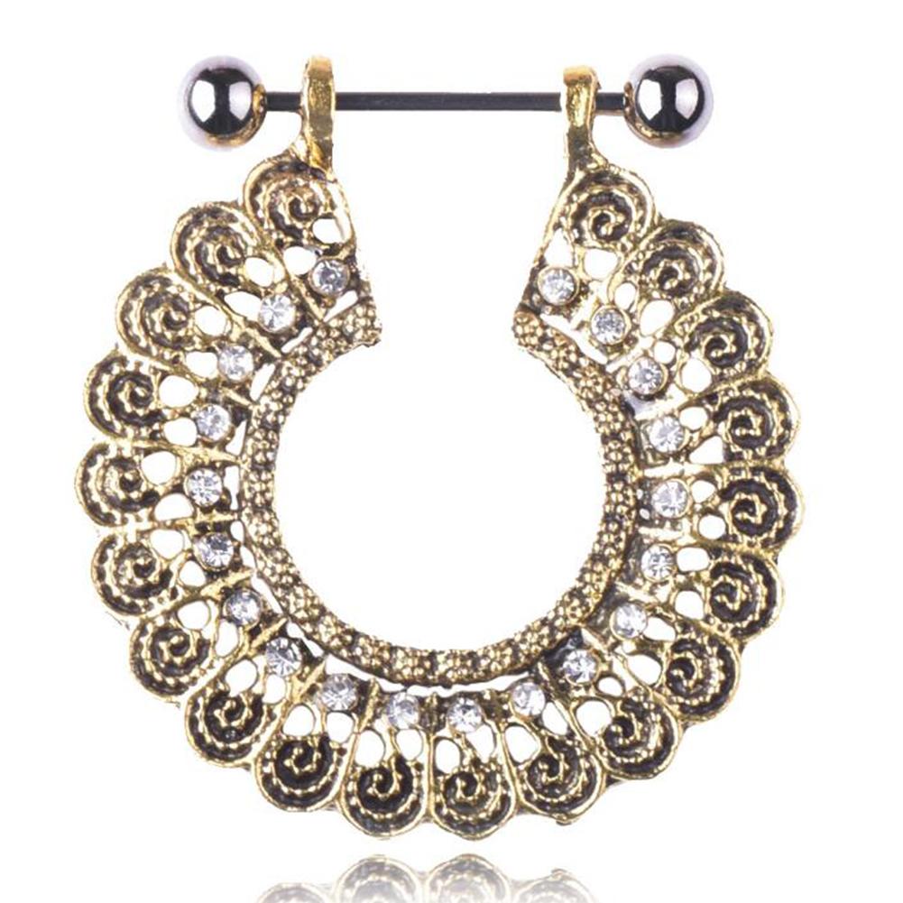 Kobiety Bohemia Retro Style Delikatny Hollow Out Piercing Sutek