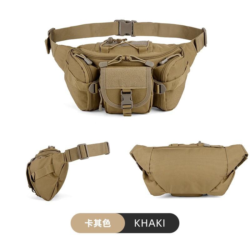Outdoor Storage Waist Bag Wear-resistant Camouflage Tactical Chest Large Capacity Hiking Cycling Road Sports Below 20L