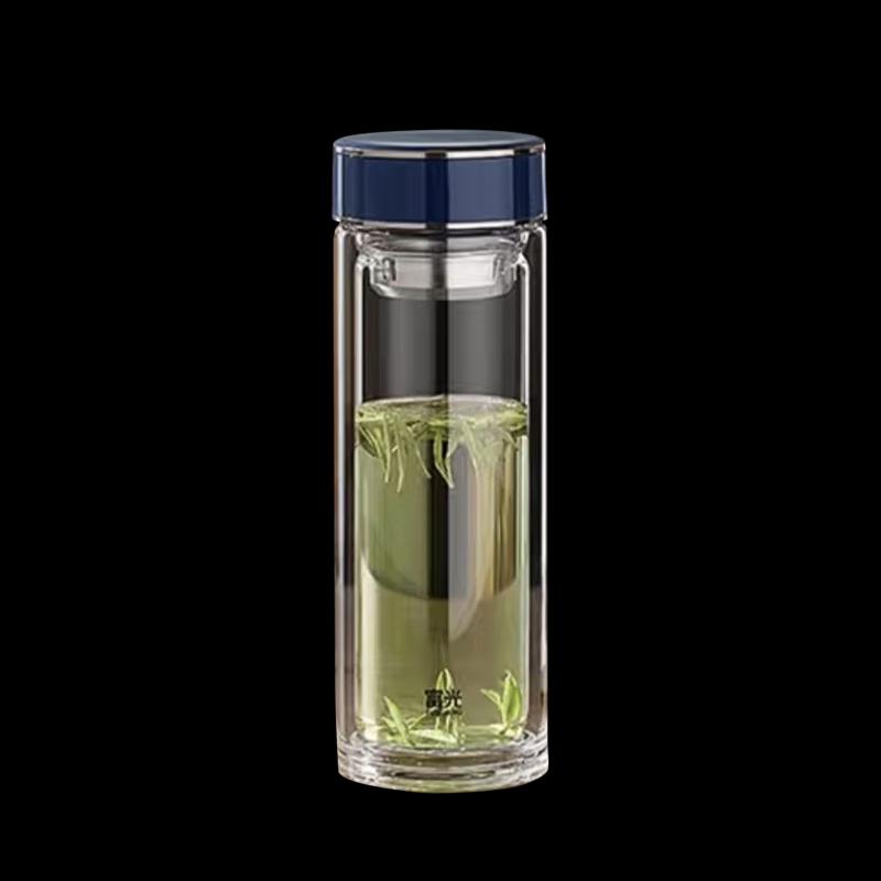 FUGUANG Reinforced High Borosilicate Tea Infuser Glass Cup