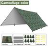 Camping-Plane, Outdoor-Camping-Planen-Markise, leichte UV-beständige und PU 3000 mm wasserdichte, regensichere Plane