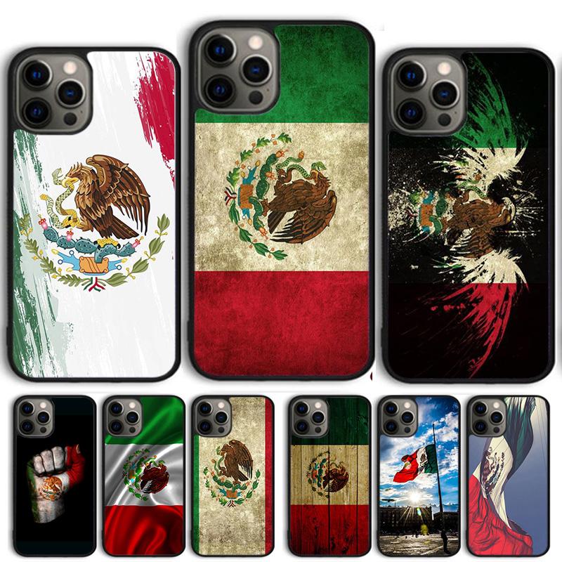 Vintage Mexico Mexican Flag Coque Shell For iPhone 17 Air 15 16 14 13 12 Pro Max 11 Pro Max Plus Phone Case Cover