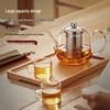 YIHUTEA Glass Steaming & Brewing Tea Pot