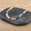 Nidin High Quality Rainbow Shiny Crystal Zircon Chain Necklace 7 Colors For Women Female Fashion Versatile Jewelry Accessories