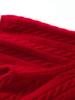 Women's Cashmere Lapel Stripe Patchwork Polo Pullover - Autumn/Winter Collection