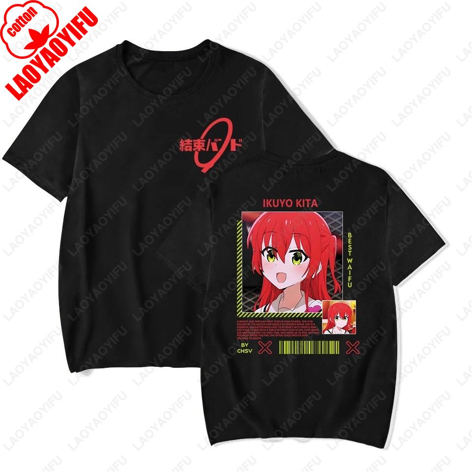 Classic Special Men Women TShirt Bocchi The Rock Gotou Hitori Japanese Manga Anime Cotton Tees Hip Hop Graphic Short Sleeve Gift