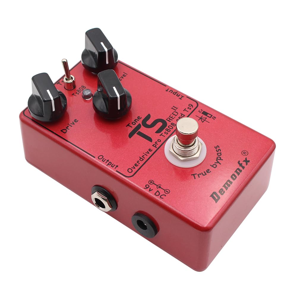 Demonfx TS Overdrive Guitar Effect RED/OverDrive TS-style