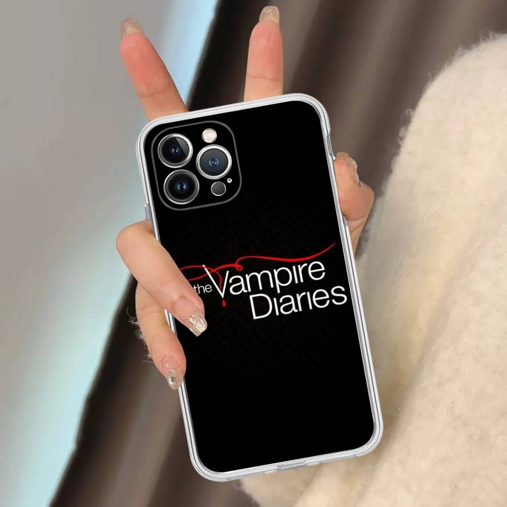 The Vampire Diaries TV-Hülle für iPhone 16, 15 Pro Max, iPhone 14, 11, 12 High End und 13 Pro (Silikon)