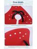 Axe-Style Sculling Hand Paddles for Adult and Child Swimming Training