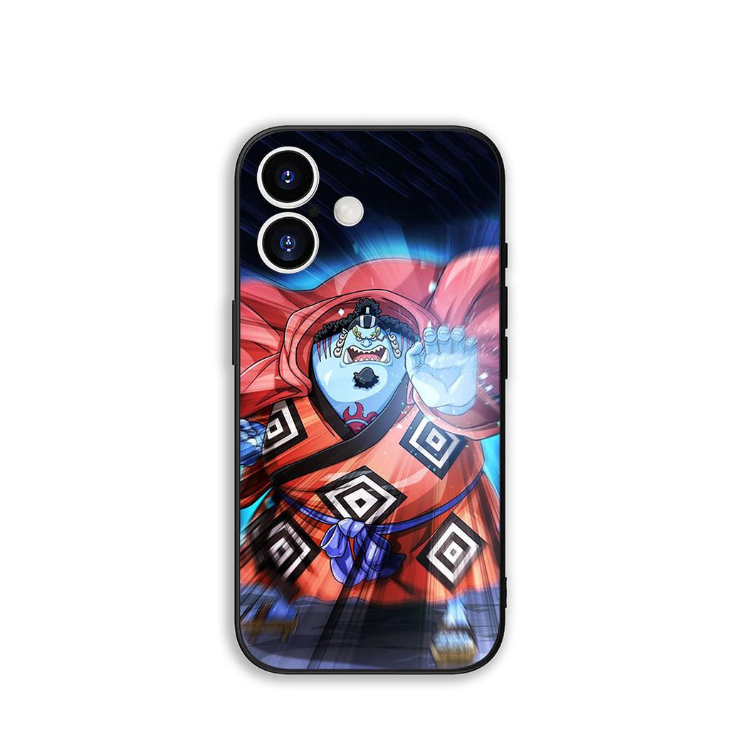 for Motorola Moto G54 G05 G24 G55 G75 G85 G15 G57 G86 Power Edge 50 30 Ultra Fusion neo Pro Case Cartoon Jinbe ONE PIECE Luffy