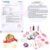 AstarX 23-Piece Makeup Toy Set for Kids, Realistic Washable Cosmetics, Safe and Non-Toxic, Beauty Set for Parties, Games, Halloween, Christmas, and