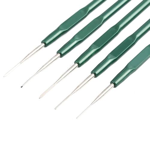 Aramox Terminal Release, 5-Piece Set, Automotive Wire Harness Terminal Socket Plug Pin Removal Tool Kit, Durable and Long-Lasting