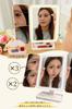 Fiorifiore Actress Tabletop Mirror with LED Makeup 3 Color 2000mAh Adjustable Charging Mirror, Mirror, Three-Sided Light, Mirror, Switching, 2/3x