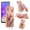 Luxury Wrist Strap Wallet Leather Case for Samsung Galaxy A35 A55 A05 A05S A54 A53 A34 A33 A32 Card Holder Back Cover