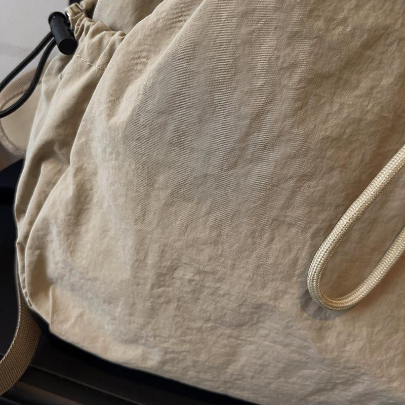 Tote Bag Women's Drawstring Backpack Large Capacity Lightweight Commuter Portable Shoulder Bag