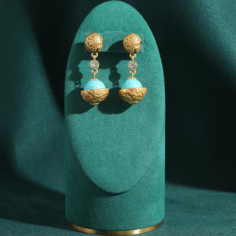 Yong Nuo Vintage Retro Jewelry: High-End, Colorfast Antique Earrings