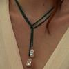 Long Multi Layered Pearl Necklace For Women Temperament Collar Chain Sweater Chain Necklaces Luxury Jewelry Accessories