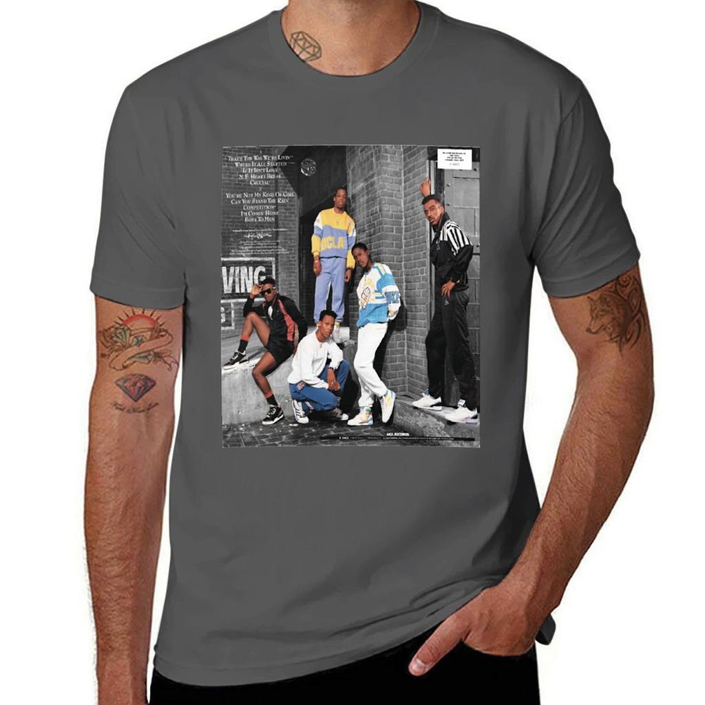 New Edition Heartbreak (Back Cover) Tshirt T Shirt For Unisex 100 Percent Cotton Graphic T Shirts For Unisex Tshirt