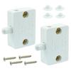 Hordion 2Pcs Cabinet Door Switch, Closet Light Wardrobe Touch Switches for Cabinet Closet Wardrobe Pantry Light On Off Switch Applicable to 12V 24V