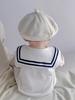 YIN OON Baby Clothes for Boys and Short Sleeve Romper Coverall with Sailor and Marine Perfect for Photo Size 80 Girls, Collar, Children's Outerwear,