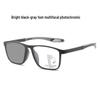 Multifocal Photochromic Anti-Blue Light Reading Glasses with Sport Anti-Slip and Smart Zoom
