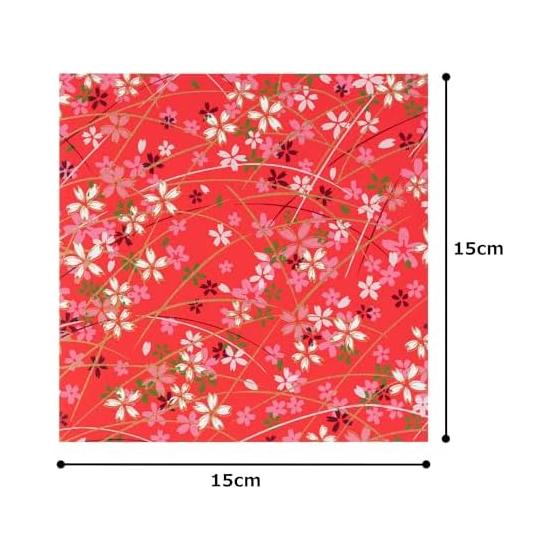 Washi Kawasumi Specially Selected Hand Dyed Kyoto Yuzen Washi Chiyogami 15cm Various Patterns 20 Patterns Included