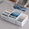 Foldable Fabric Drawer Organizers With Handles Multi-Compartment Storage Box For Clothes Pants Bedding Closet