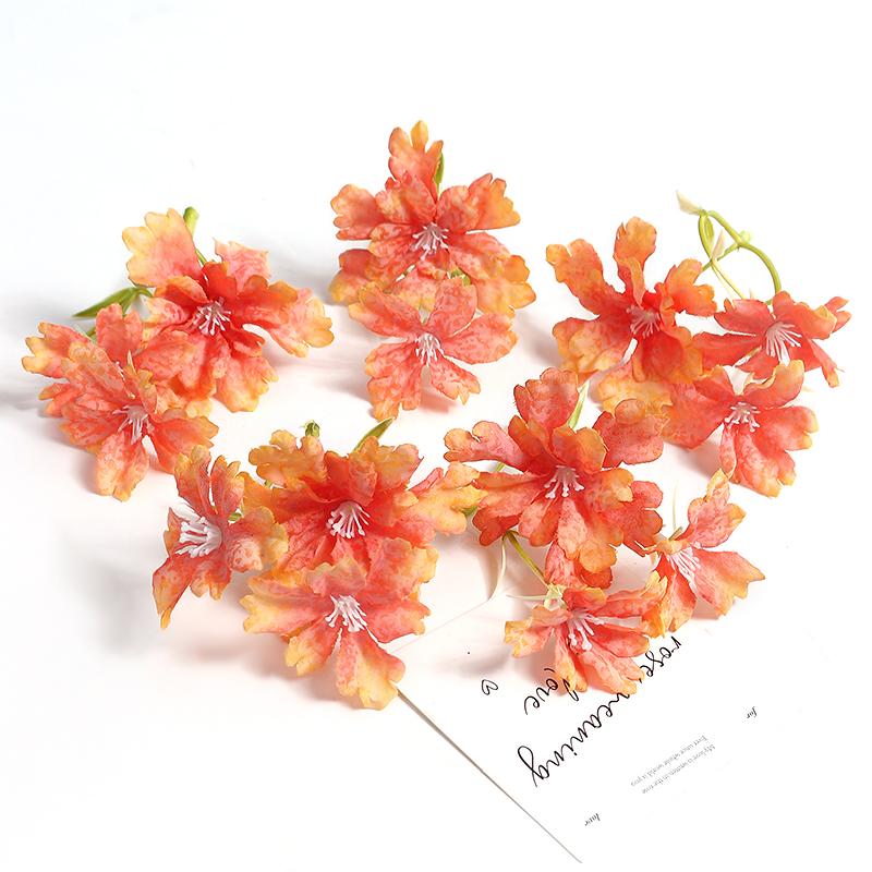 10/20Pcs Artificial Plant 10cm Simulation Flower Home Decoration Outdoor Garden Wedding Decor DIY Wreath Gift Box Accessories